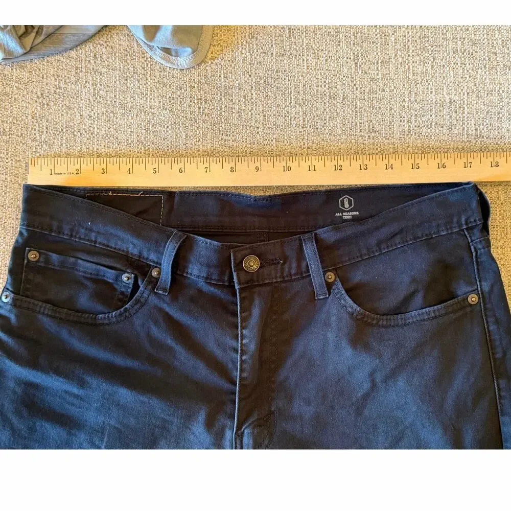 Levi’s 511 Black Jeans All Seasons Tech Men’s W34 L30 34x30